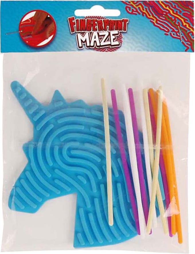 Hipo Fingerprint Maze unicorn/rainbow - assorted