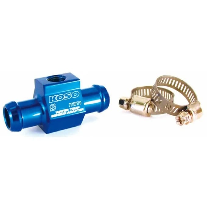 Temperatuursensor adapter Koso (tussen de waterslang) 16mm