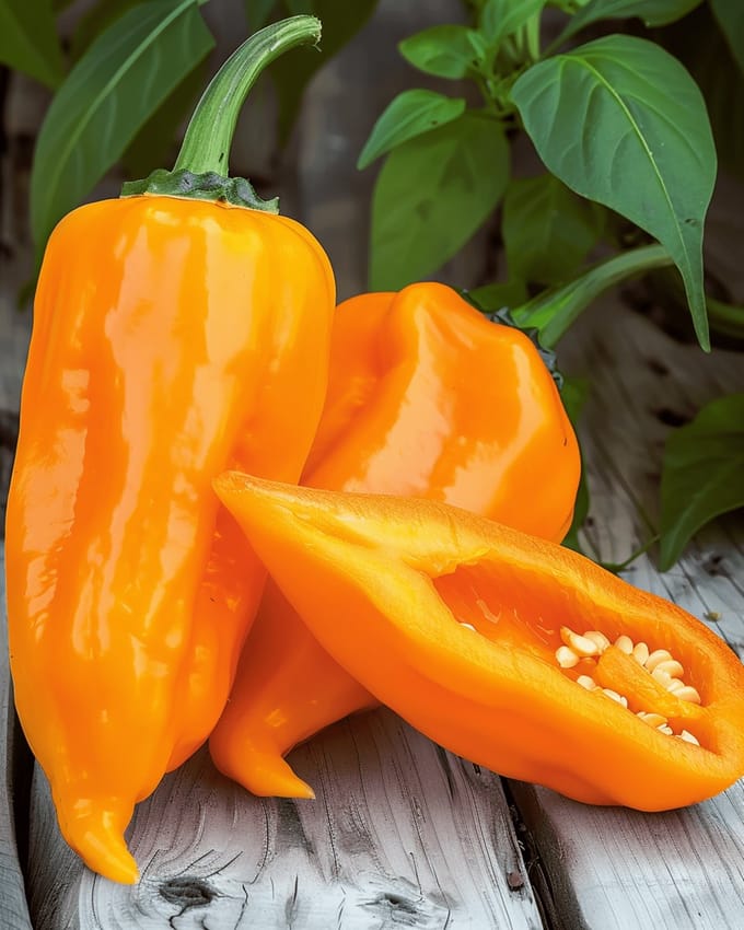 Puntpaprika Zaden Timia Capsicum Annuum Eenjarig Oranje Compact