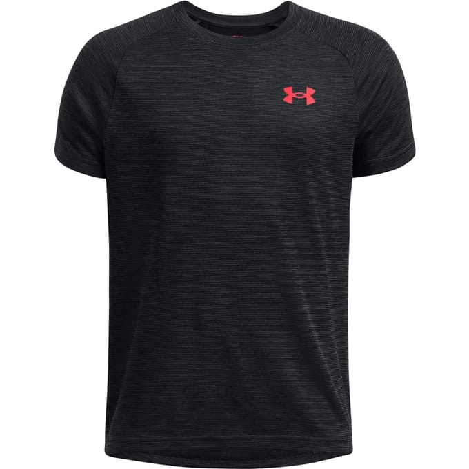 Under Armour Kinder T-Shirt Ua Tech Textured Ss Black 001-S (US YSM)