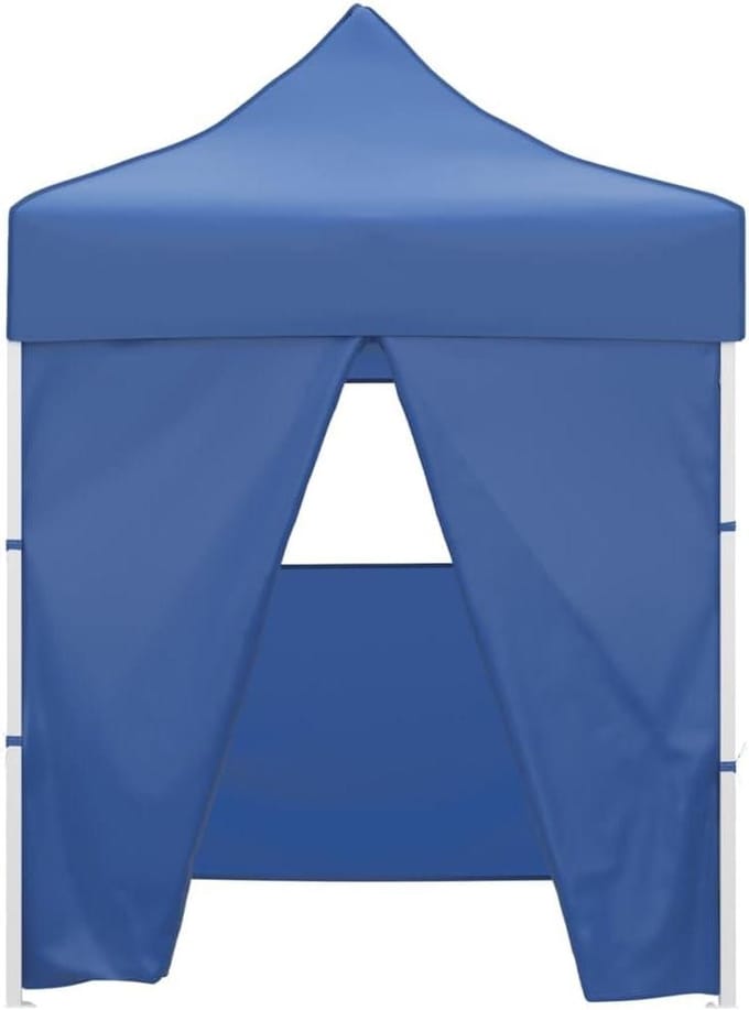 Pop-up Tuistent - Feesttent Klap - Buitenfeest Organiseren - Waterafstotend Dak - 2 x 2 m - Blauw