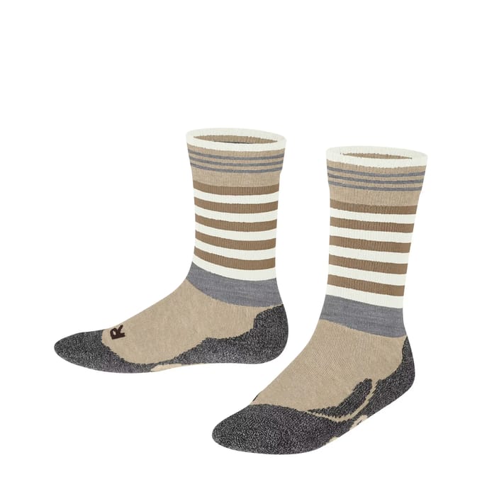FALKE Active Frog dik ademend wol functioneel materiaal sokken kinderen beige - maat 39-42