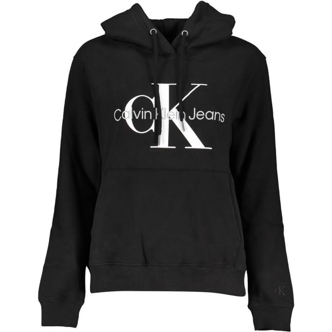 Calvin Klein Zwarte Katoenen Dames Sweatshirt