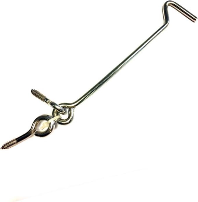 Windhaak met 2 schroefogen - Verzinkt - 160mm