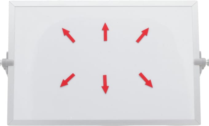 Sam Creative Magnetisch Symbool - Pijl - 1,2x3 cm - Rood - 25 stuks - Whiteboard Magneten