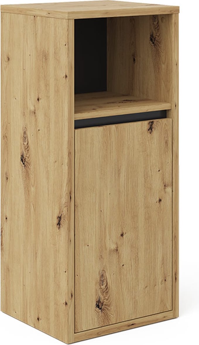 Vicco Viola Halfhoge kast – 33 x 80 cm Artisanaal eiken