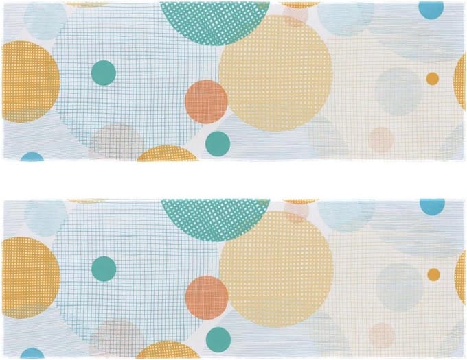 Microfiber Handdoek - Sneldrogende Doek - Sport en Reizen - Zeer Absorberend - 29.5x81.5cm - Veelkleurig Gestipt
