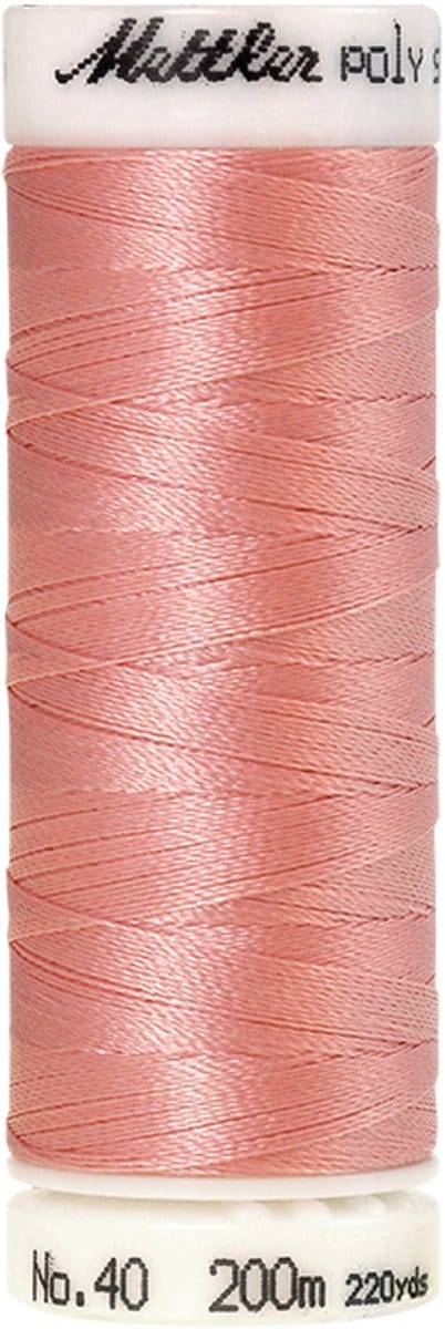 Mettler borduurgaren - Roze - Nr 1860 - Polysheen - 200 meter