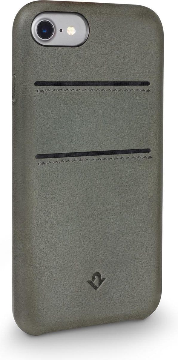Twelve south, Hoesje geschikt voor iPhone 7 / 8 - Relaxed Leather Leer, Groen