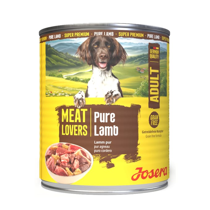 Voordeelpakket: 24x800g Josera Meatlovers Pure Lam Hondenvoer nat