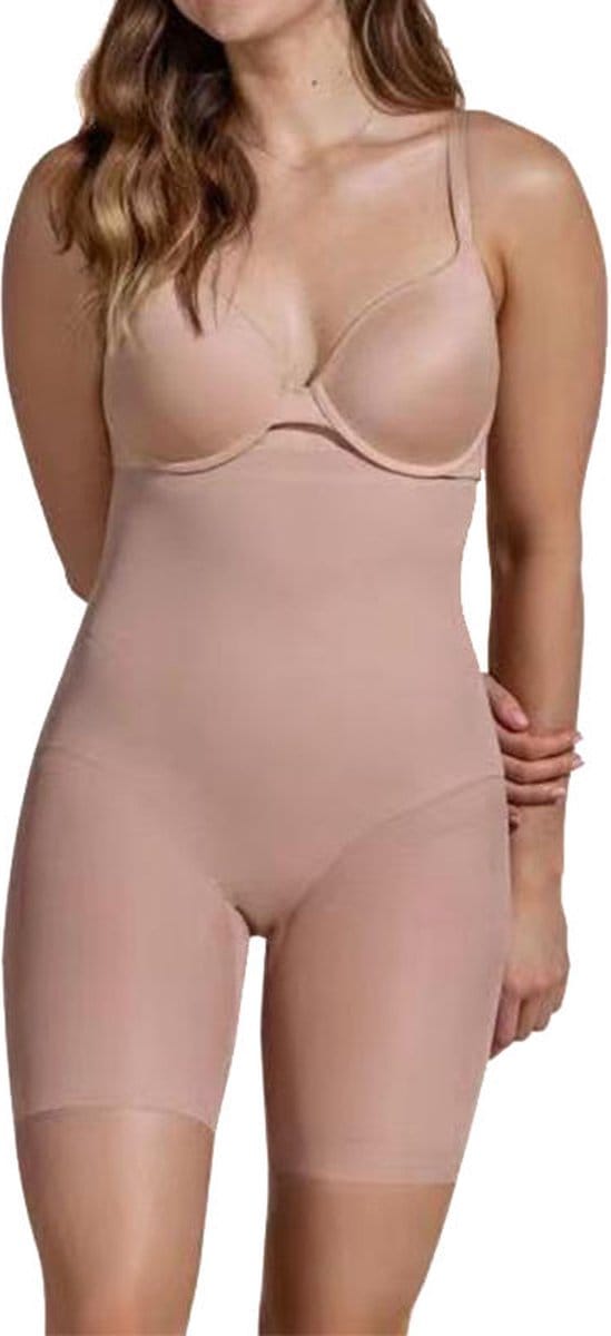 Wow Peach - Taille Wrap Short - Shapewear - Corrigerende Ondergoed - Shaping broek - Comfort Slimwear - Nude - Medium