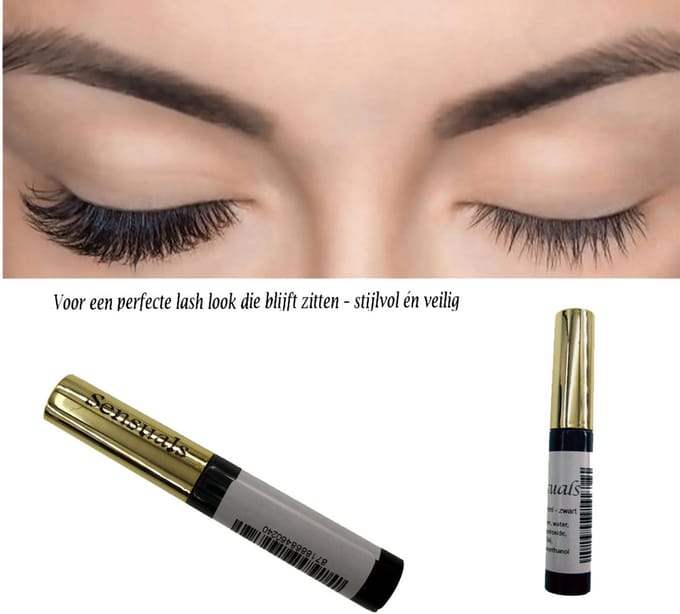 Sensuals wimperlijm zwart