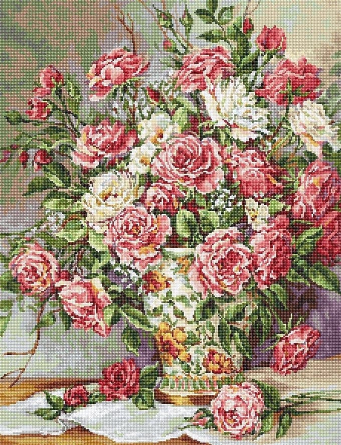 Luca-S Posies for the Princess borduren (pakket)