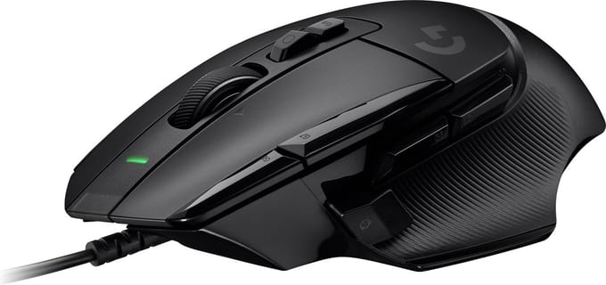 Logitech G G502 X muis, rechtshandig, USB Type-A, optisch, 25600 DPI
