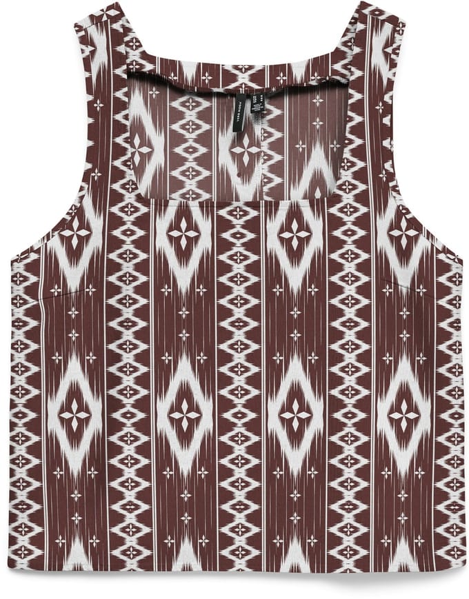 VERO MODA - VMMYMILO SL BUTTON SHORT TOP WVN GA - Dames - Blouses
