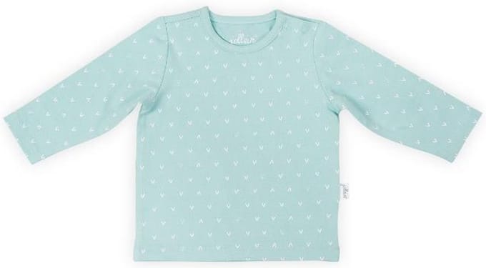 Jollein Shirt longsleeve Hearts soft green Maat 74/80