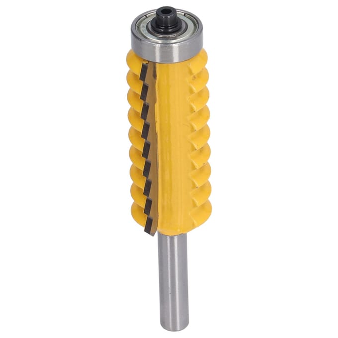 Fraise de défonceuse Queue 8mm Coupeur à rainurer multi-dents pour métal Outil de coupe pour le travail du bois
