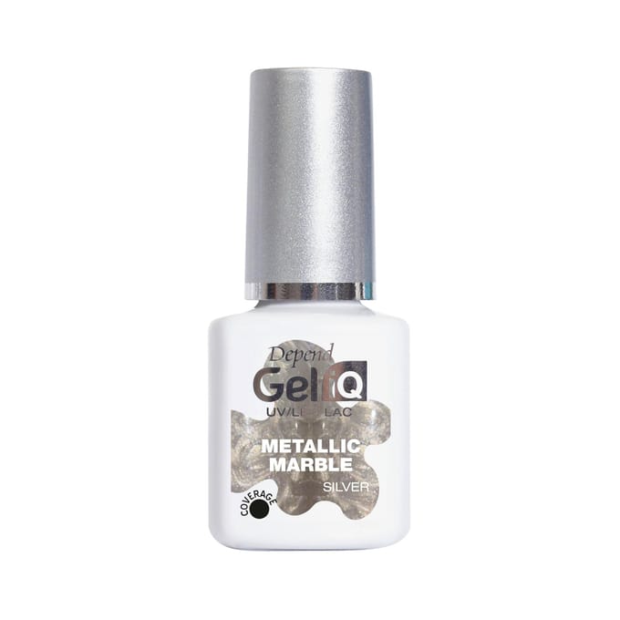 Depend GeliQ Metallic Marble Silver 5 ml