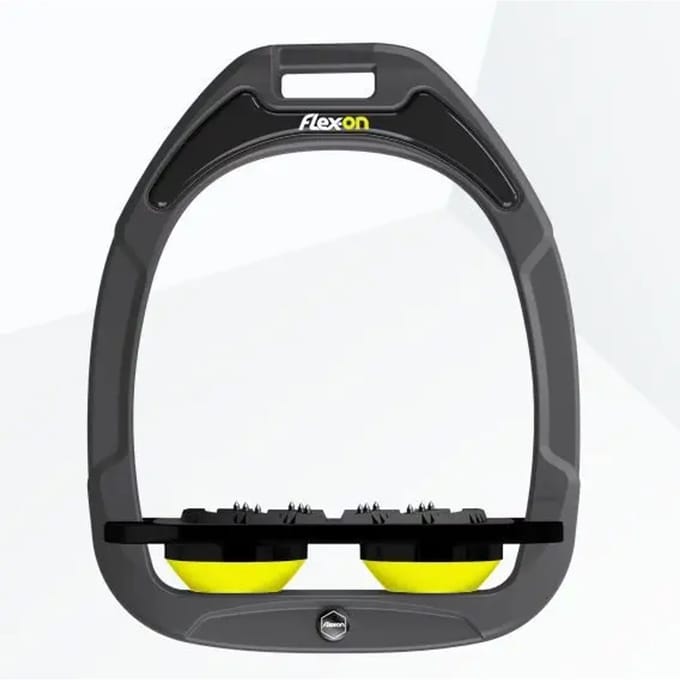 Ultra Grip Platte Beugels Antraciet/Zwart/Geel Flex-On Green Composite