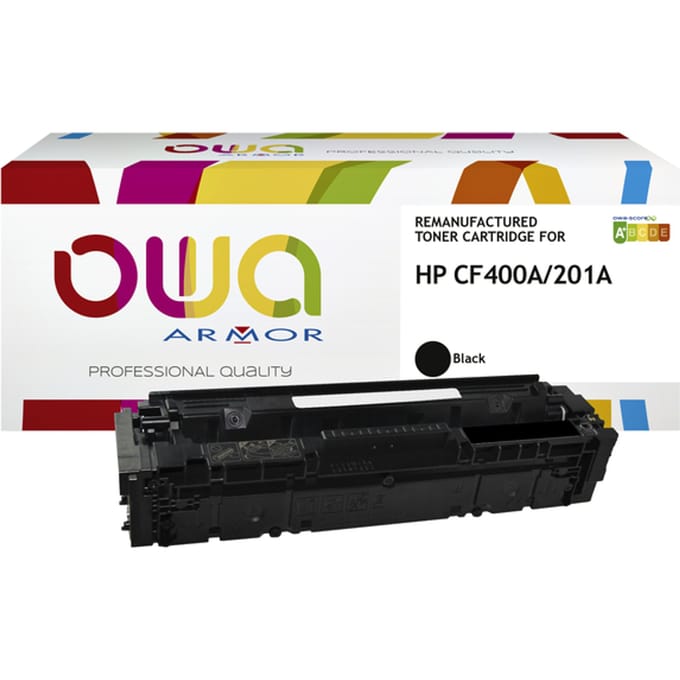 Tonercartridge OWA alternatief tbv HP CF400A zwart