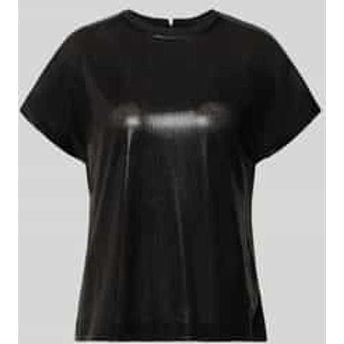 T-shirt in leerlook, model 'Nicola'