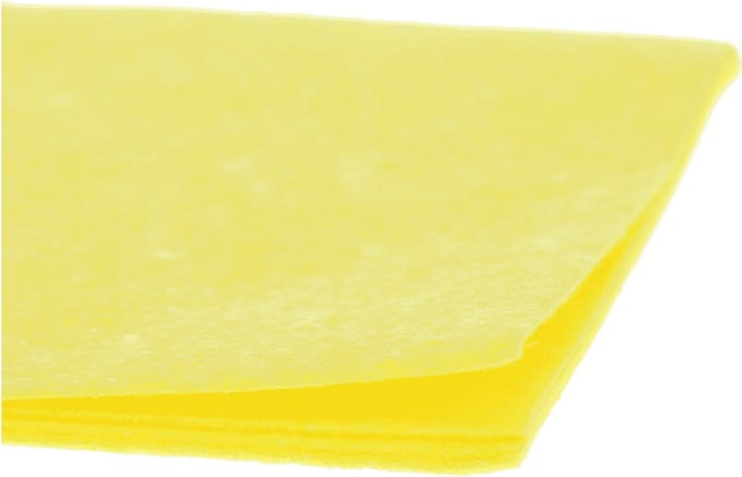 Ibex Vaatdoekjes/huishouddoekjes - 20x - viscose - geel