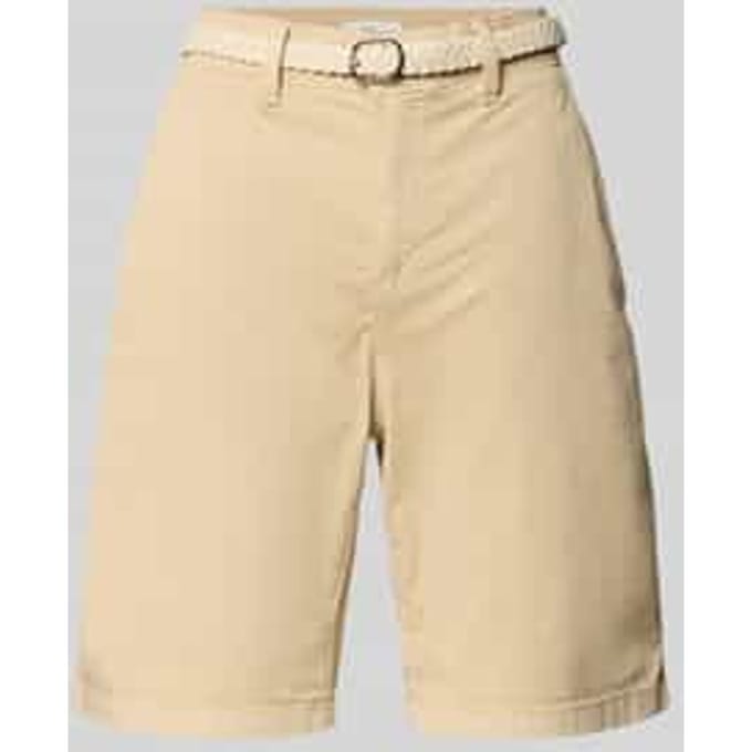 regular fit bermuda’s van katoenmix
