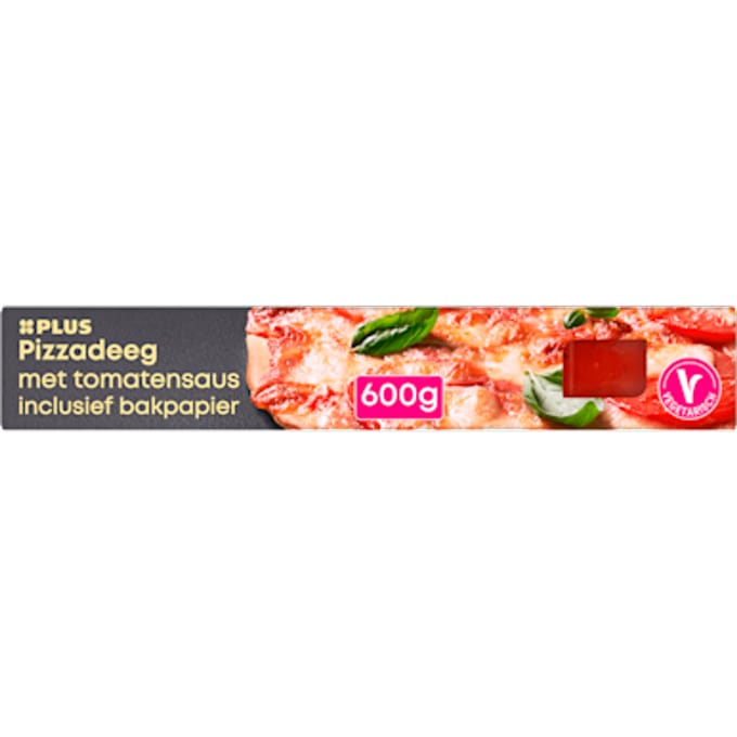 Pizzadeeg met saus