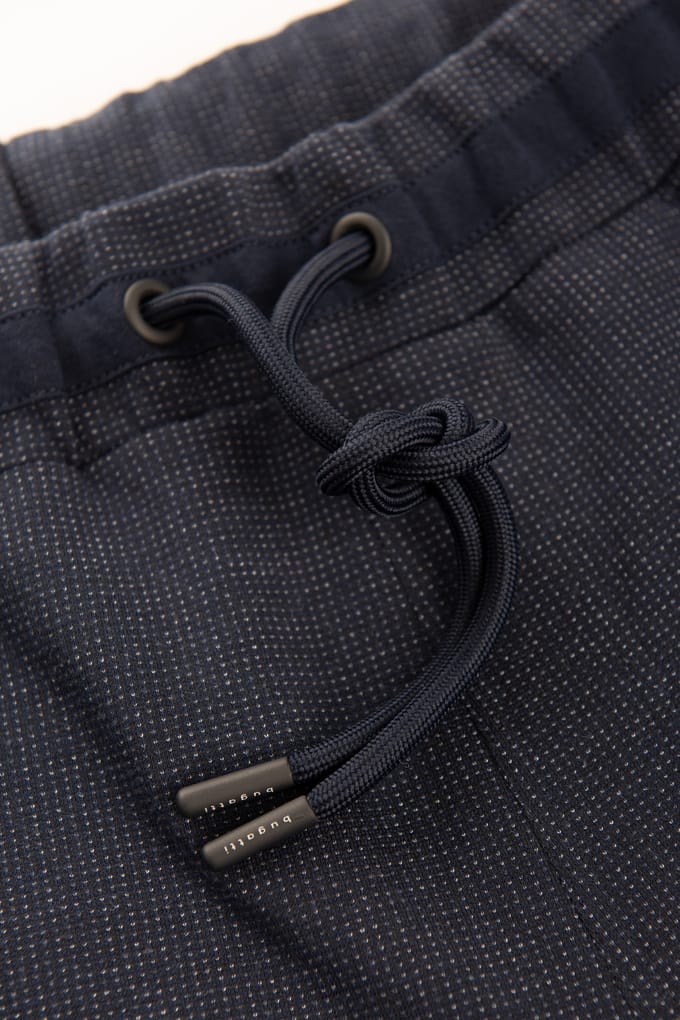 Bugatti Herren Sweatbroek met tweekleurige structuur