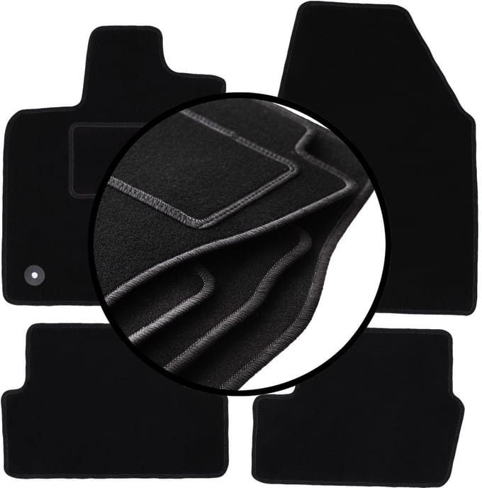 Complete set veloursmatten voor: Nissan Qashqai J10 I crossover (2006-2013)