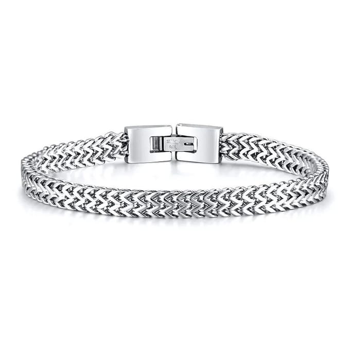 Schakelarmband - Heren - Ketting - Kliksluiting - RVS