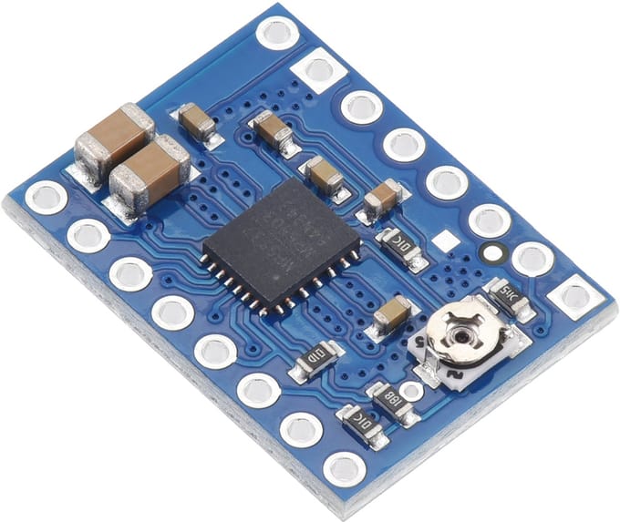 Pololu 5690 MP6603 Stepper Motor Driver Carrier 8V tot 55V 2A per fase
