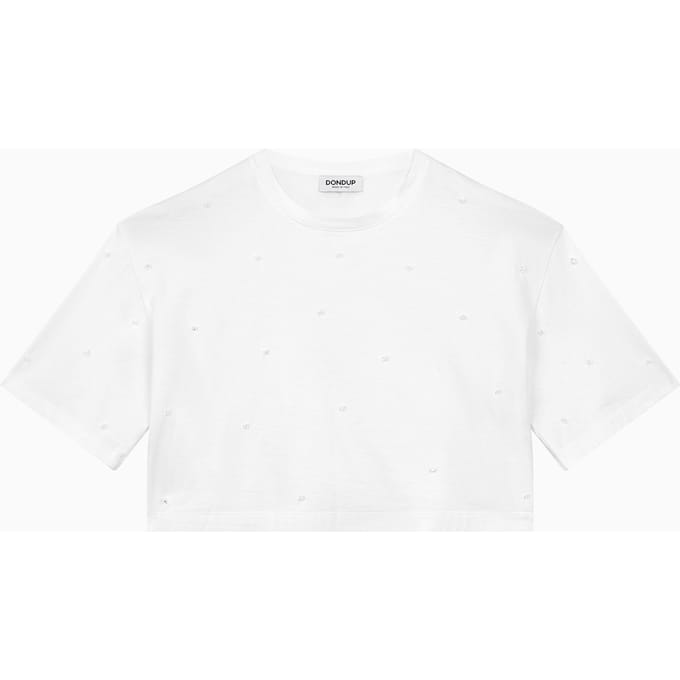 Dondup T-shirt en Polo Bianco