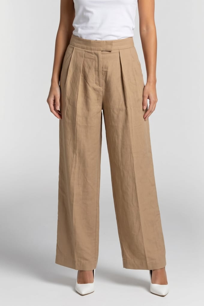 & Other Stories Jessa Trousers Beige Taglia: 36 | Pantaloni da completo Outlet | Donna | Marrone