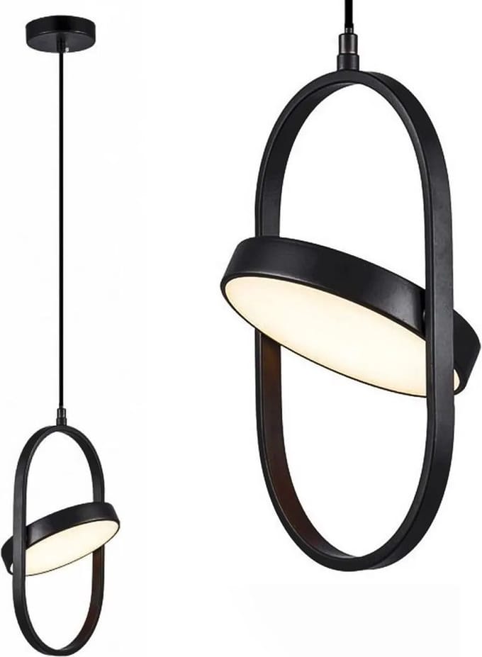 Toolight App1554-Cp Hanglamp Zwart 17,5X17,5X30Cm