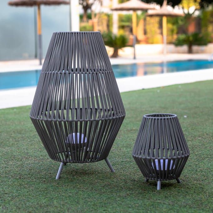 Newgarden Conta LED tafellamp taupe 72cm