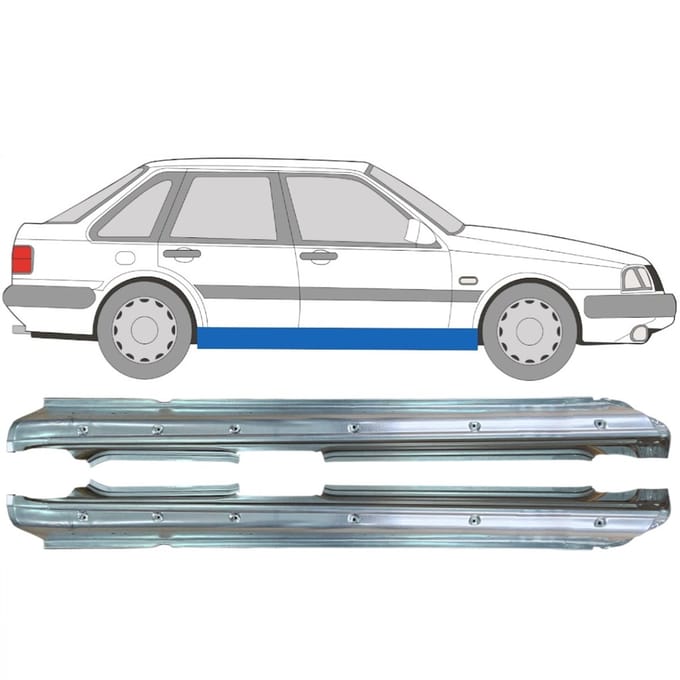 Volledige dorpel voor Volvo 440 460 1988-1997 / Links + Rechts / Set