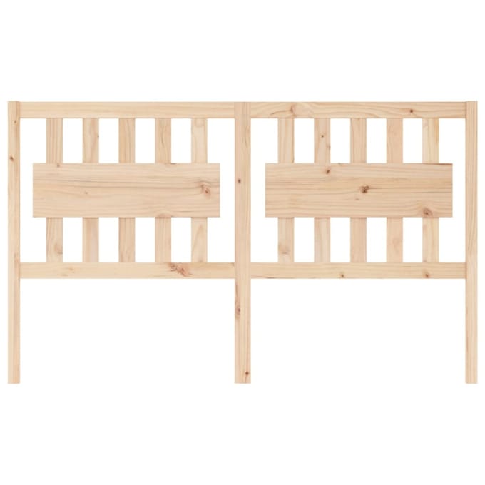 vidaXL - Hoofdbord - 155,5x4x100 - cm - massief - grenenhout