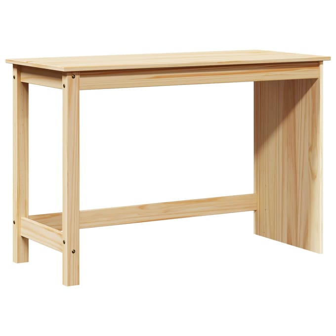 vidaXL - Bureau - Bruin - 112 - x - 50 - x - 75 - cm - Massief - vurenhout