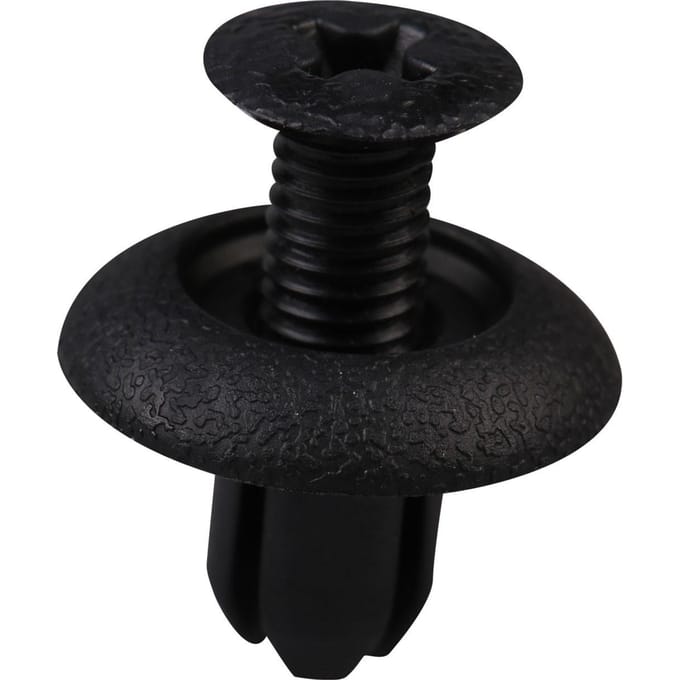 10 Stuks Bumper Druktype Retainer Zwart voor Mitsubishi: MB 253964