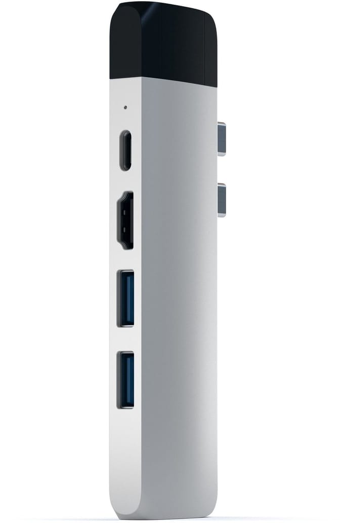 Satechi Type-C Pro Hub Ethernet & 4K HDMI - Zilver
