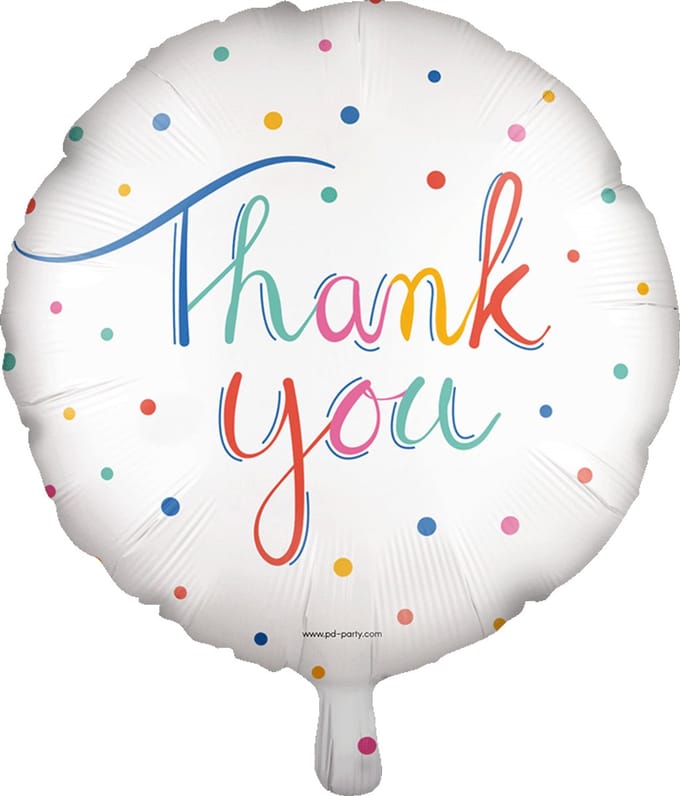 Foil balloon - Thank you