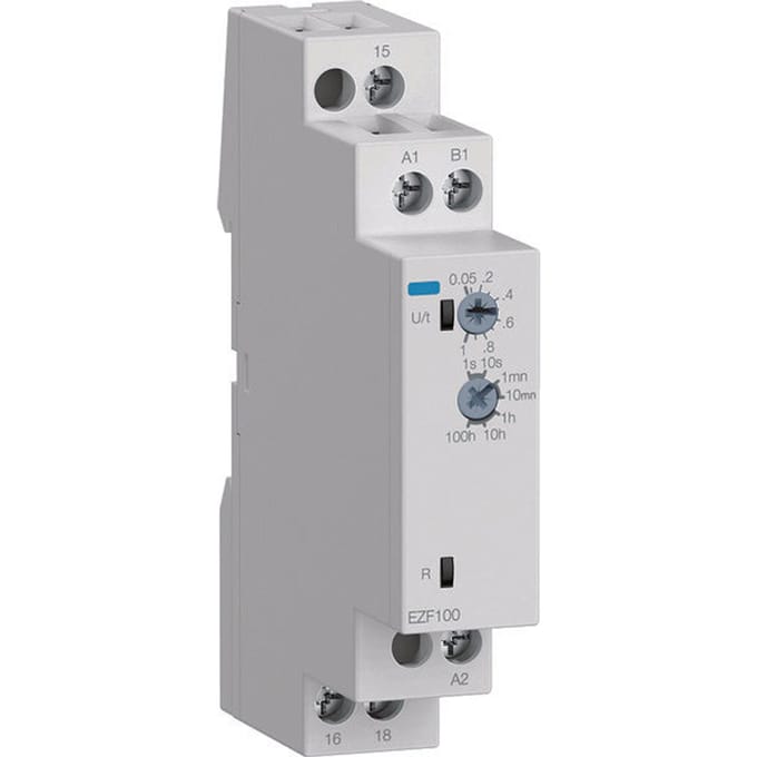 Uitschakeltijdrelais 24-240V AC/DC 50ms Tot 100h - EZF100