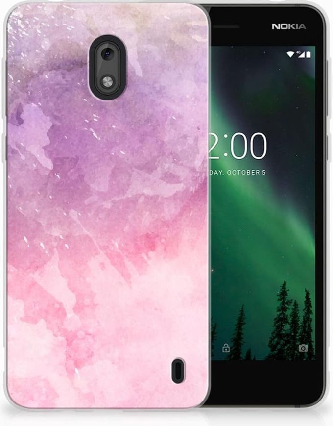 Hoesje maken Nokia 2 Pink Purple Paint