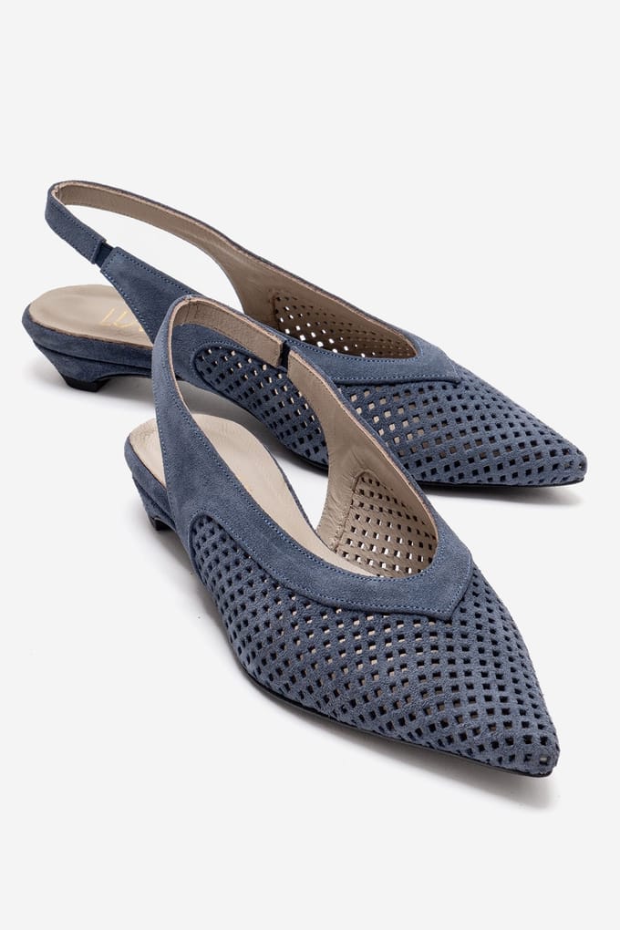 Lieve Leren Slingback Pump (Dames)