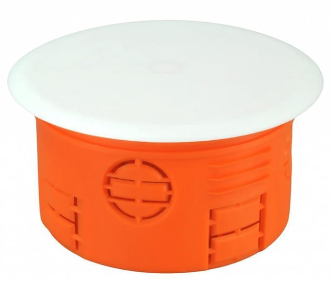 SIMET - Inbouwdoos - Ø80mm - Kort - Met Deksel