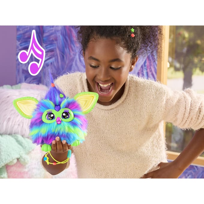 Hasbro Furby Galaxy NL Elektroniche knuffels Interactieve knuffels