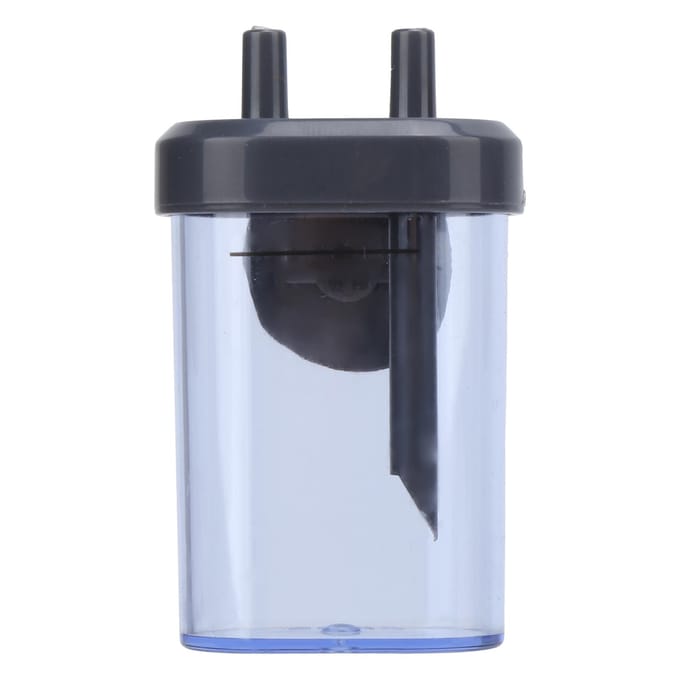 CO2 Belenteller Draagbare ABS Kunststof CO2 Diffuser met Zuignap voor Aquarium Vis Tank white