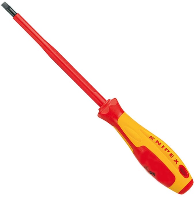 Knipex VDE VDE Platte schroevendraaier Kopbreedte: 4 mm Koplengte: 100 mm DIN EN 60900