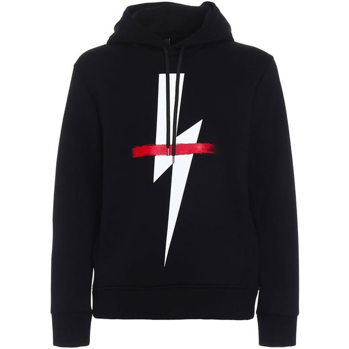 Neil Barrett Zwarte Katoenen Sweatshirt